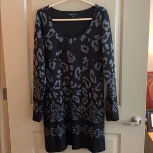 Karen Kane black patterned dress